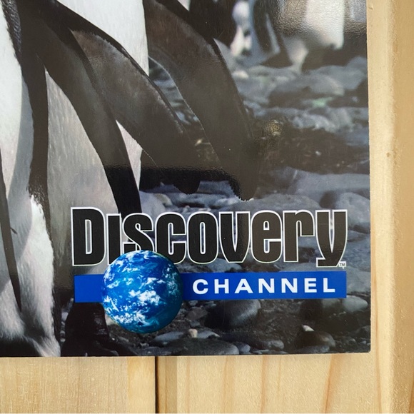 🟢 {3/$15} 🐧 Discovery Channel Square Notebook with Penguin Images - Picture 2 of 10
